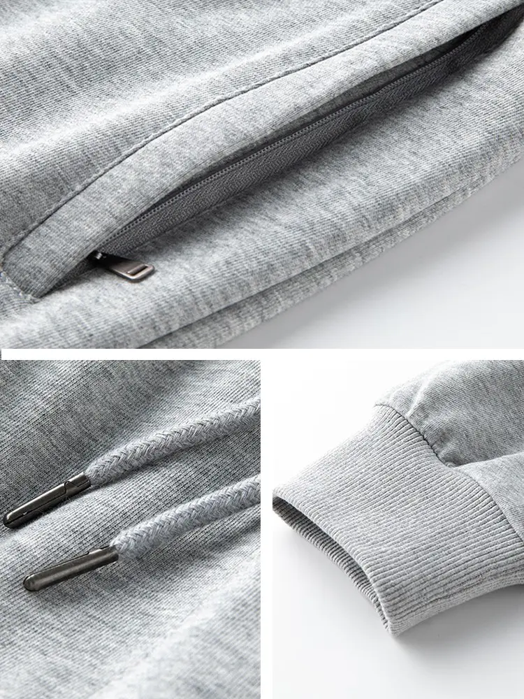 Spring Autumn Men's Sweatpants Zip Pockets Sportswear/Homewear Comfortable Cotton Jogger Pants