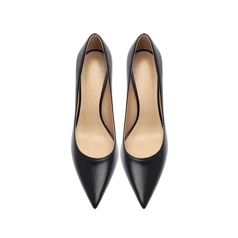 Heels for women luxury Matte Black women's High Heels shoes Dress Pumps Sexy Party Pointed Toe Stilettos Prom Ladies shoes Women