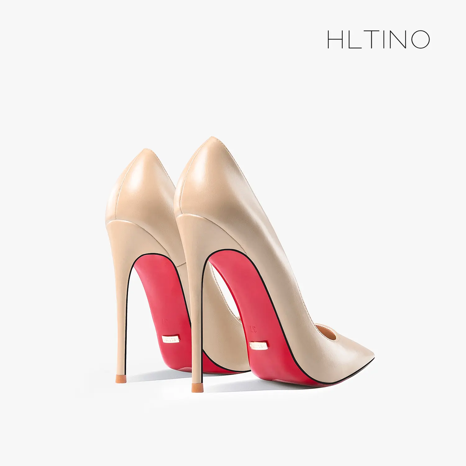 luxury Black matte women's shoes Classic Pumps Comfortable Red Bottoms Shiny High Heels  Leather Pointed toe Party Prom Shoes