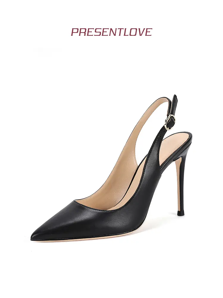 elegant heeled sandals summer Heels for women luxury Leather Matte High Heels Women High Slippers Party Dress Ladies Prom Shoes