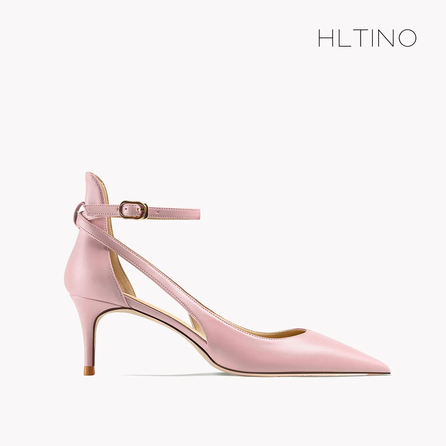 Naked color matte Women's Gladiator sandals Summer luxury Ankle Strap High Heels Shoes pointed toe Ladies Prom Party Shoes Women