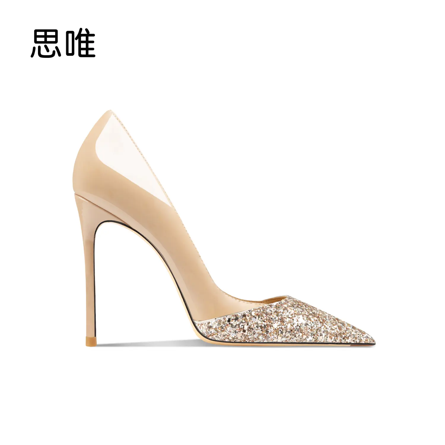 Woman shoes luxury women's shoes 2024 Black Naked Classics Pumps Fashion High Heels Shoes Pointed Toe Stiletto Shallow Fashion