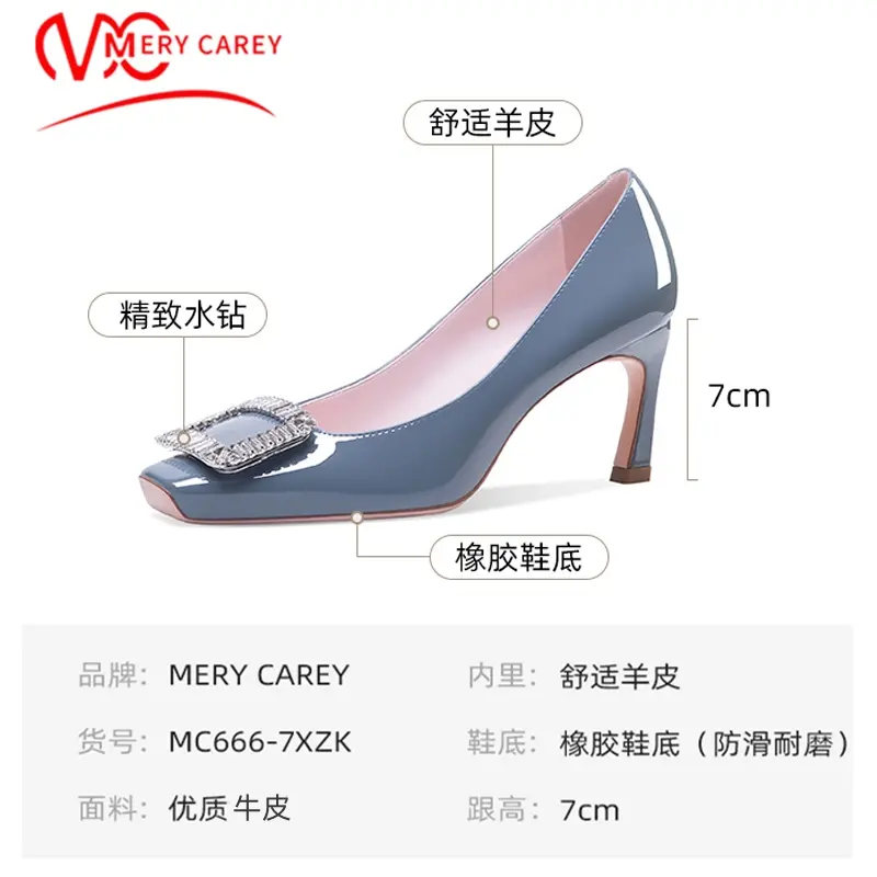 luxury women's shoes rhinestone Woman shoes High Heels Leather Pumps Comfortable Fashion 2024 Designer Sexy Party Ladies shoes