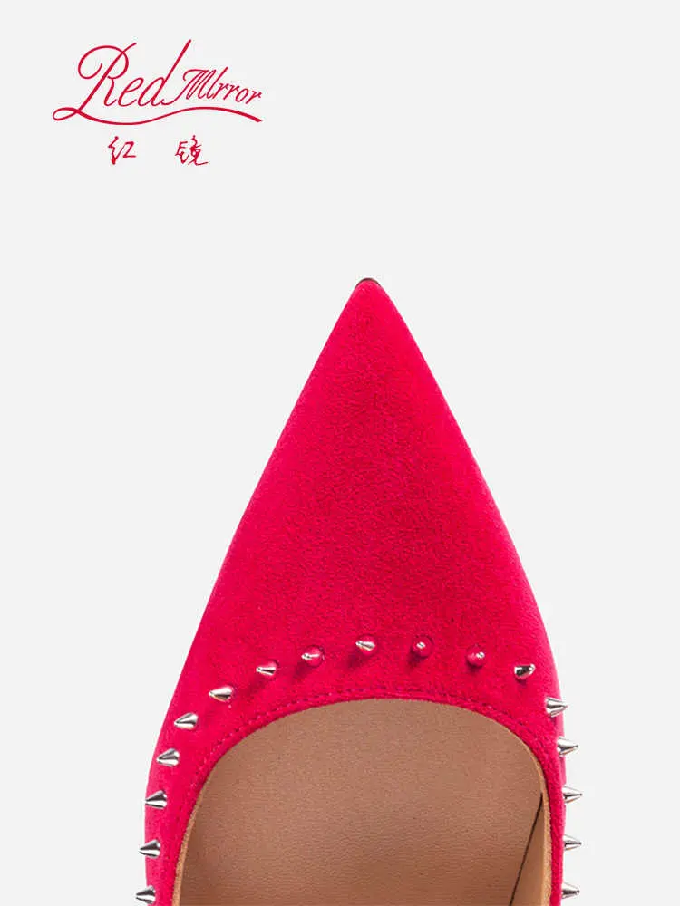 shoes women Suede Shoes Woman 2024 Trend Luxury Brand Pumps Red Shiny Bottom Pointed Toe High Heels Party Elegant Ladies Shoes