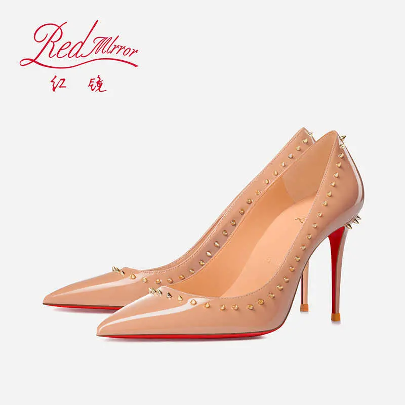 shoes women Suede Shoes Woman 2024 Trend Luxury Brand Pumps Red Shiny Bottom Pointed Toe High Heels Party Elegant Ladies Shoes