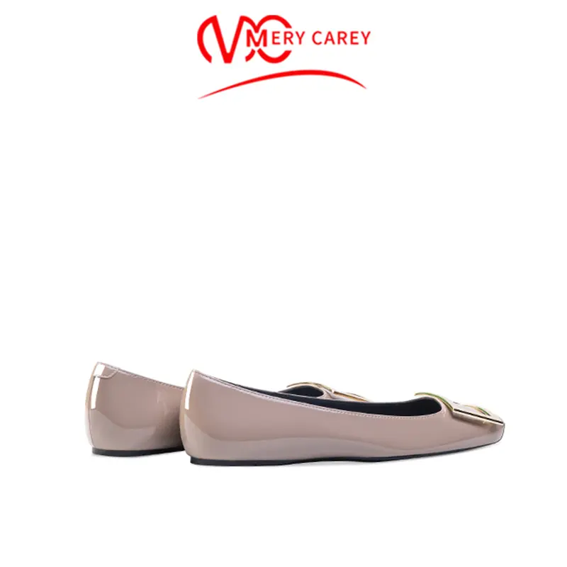brand flats luxury women's shoes 2024 trend New Star Style Fang Kou Boat shoes Comfortable Square toe Woman shoes ladies shoes