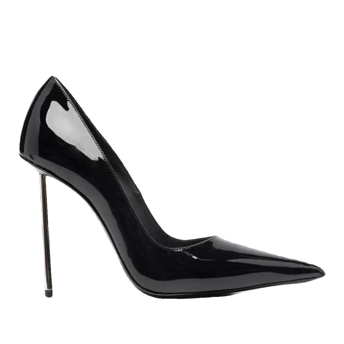 Women's Stiletto Heels 2024 Summer Sexy Pointed Toe Nightclub Party Shoes Patent Leather Slip-on Shallow Mouth Womens High Heels