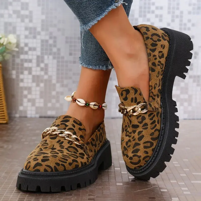 Autumn New Coarse Heel Single Shoes Women's Round Head Deep Mouth Suede Butterfly Knot Thick Sole Low Top Shoes