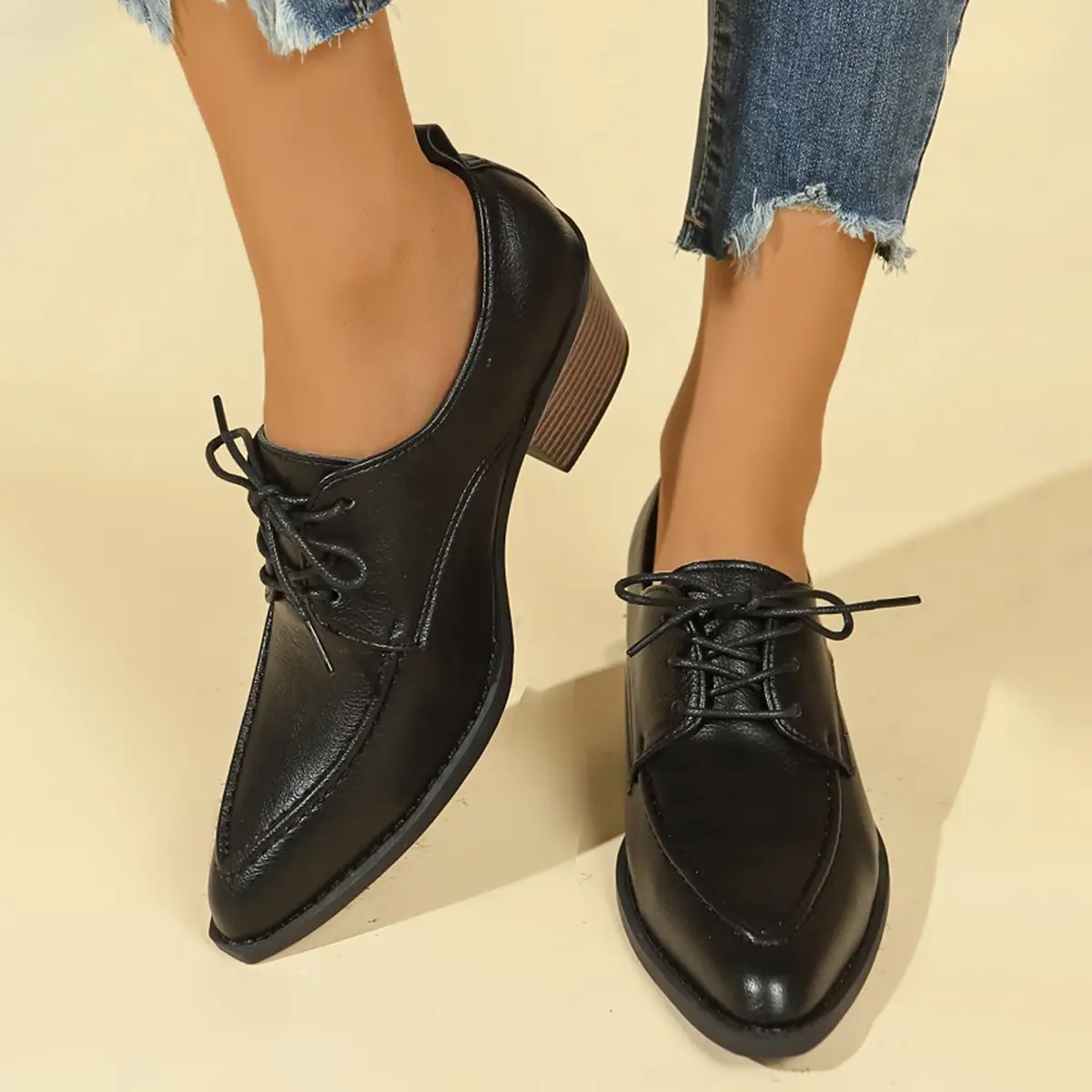 Pointy Heel Sandals Women's Summer New Patchwork Mesh Small Leather Shoes Hollow Lace Vintage Single Shoes