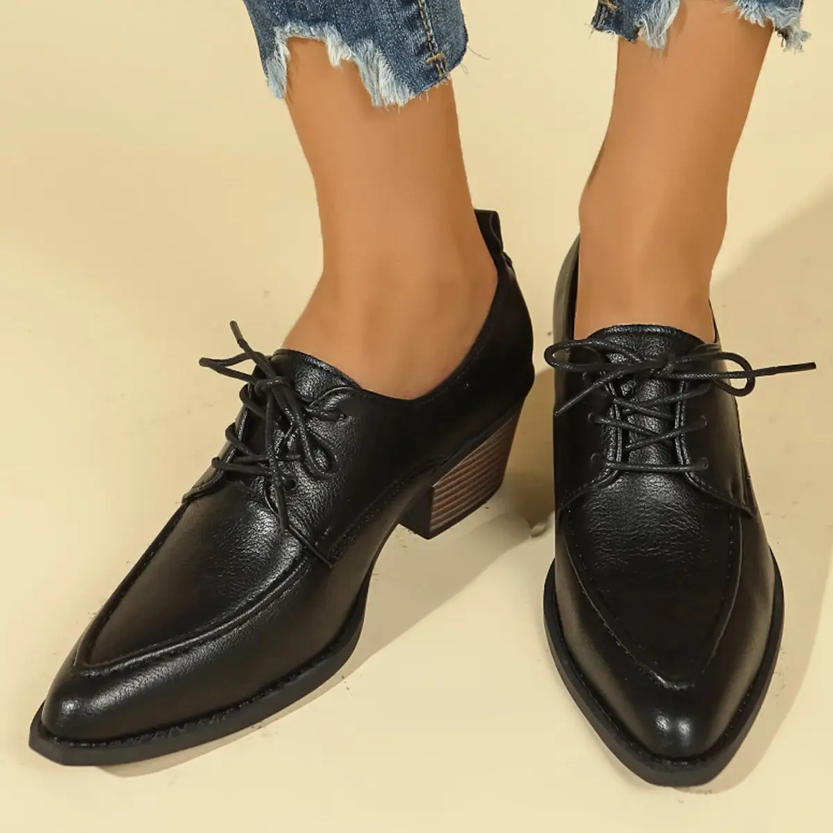 Pointy Heel Sandals Women's Summer New Patchwork Mesh Small Leather Shoes Hollow Lace Vintage Single Shoes