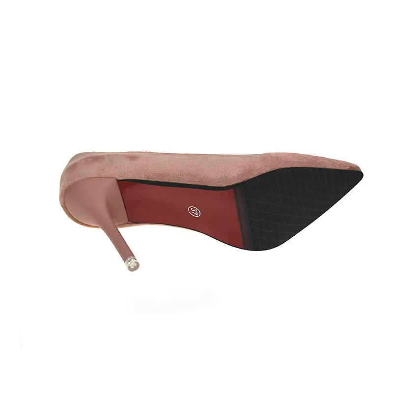 Aphixta Shoes Woman Super High Heels Pumps Nude 10cm Thin Heels Wedding Shoes Party Ladies Shoes US Large Size 48 Classic Pumps