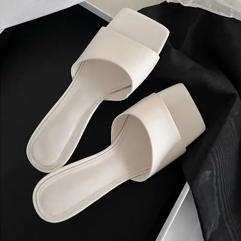 High Heels Women's Slippers Designer Heeled Sandals Woman Shoes Summer 2025 Elegant Pumps Flip Flops Slides Sandalias De Mujer