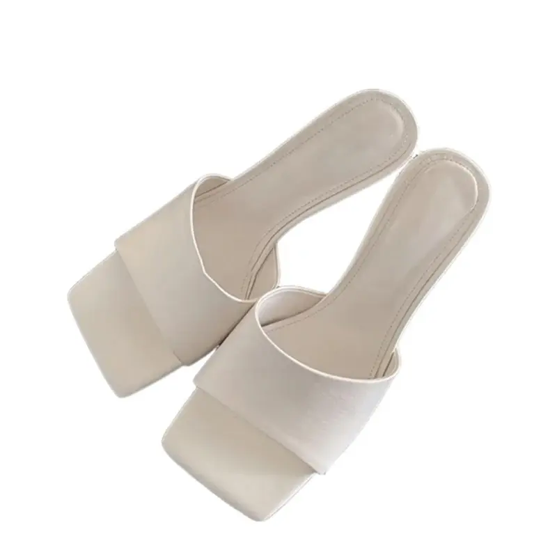 High Heels Women's Slippers Designer Heeled Sandals Woman Shoes Summer 2025 Elegant Pumps Flip Flops Slides Sandalias De Mujer