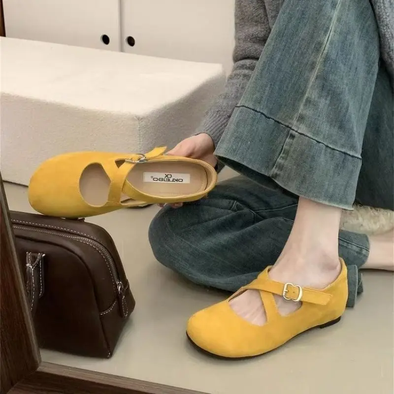 Square Toe Women Shoes Fashion Shallow Butterfly-knot Shoes 2025 Spring Ladies Elegant Dress Slip On Shoes