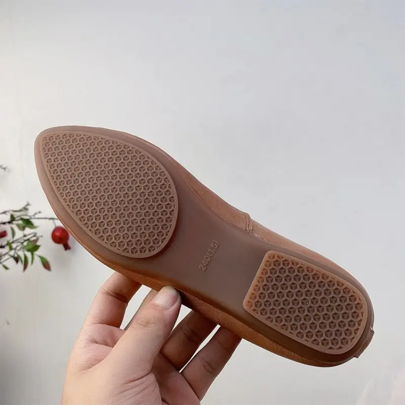 Shoes Female 2025 Plus Size Ankle Women's Boots Retro Modern Boots Women Sewing Pointed Toe Slip on Low Heel Outdoor Shoes Women