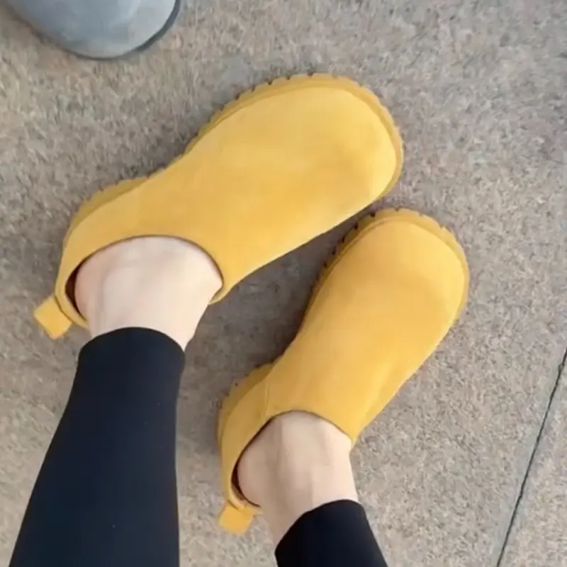 Women's Slippers Flats Platform Mules Shoes Woman Sandals Slingback Summer 2025 Brand Fashion Slides Flip Flops Zapatos De Mujer