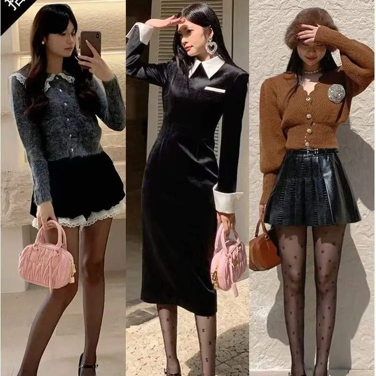 Mary Jane Chunky Heels Women's Square Head High Heels Temperament Line with Rhindiamonds Patent Leather Professional Shoes 8cm