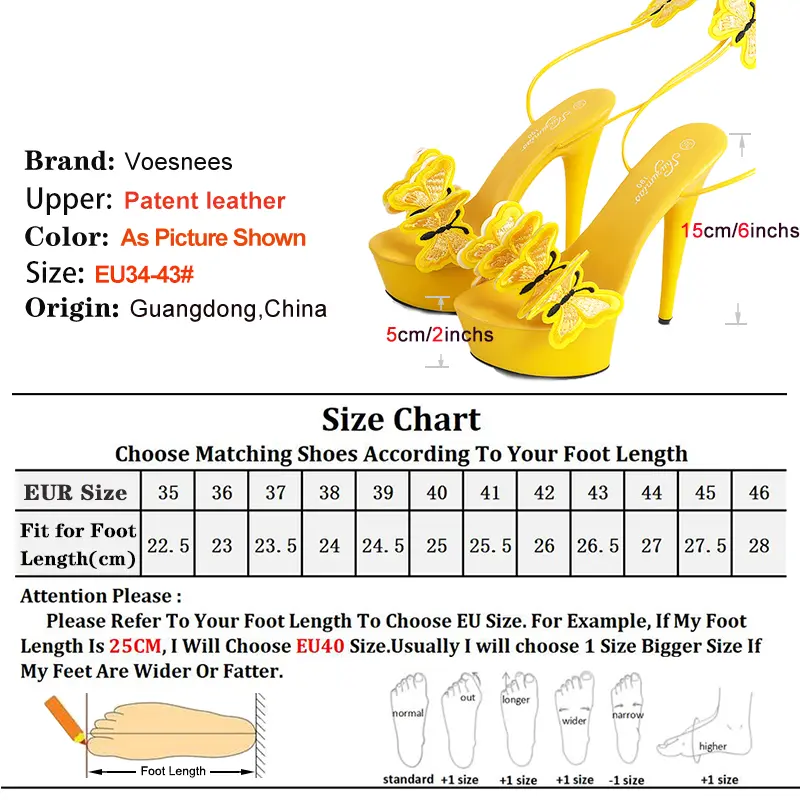 Fashion Platform Sandals 15CM High Heels Butterfly Ankle Strap Shoes For Women 2025 Summer Thin Heel Lace-up Pole Dance Sandals