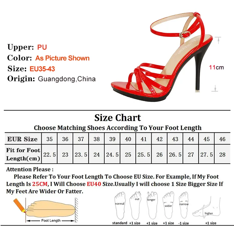 Cross-tied Black Women's Sandals Party Wedding Shoes Thin Heels 11cm Daily Summer Shoes Women High Heeled Sexy Ladies Sandals