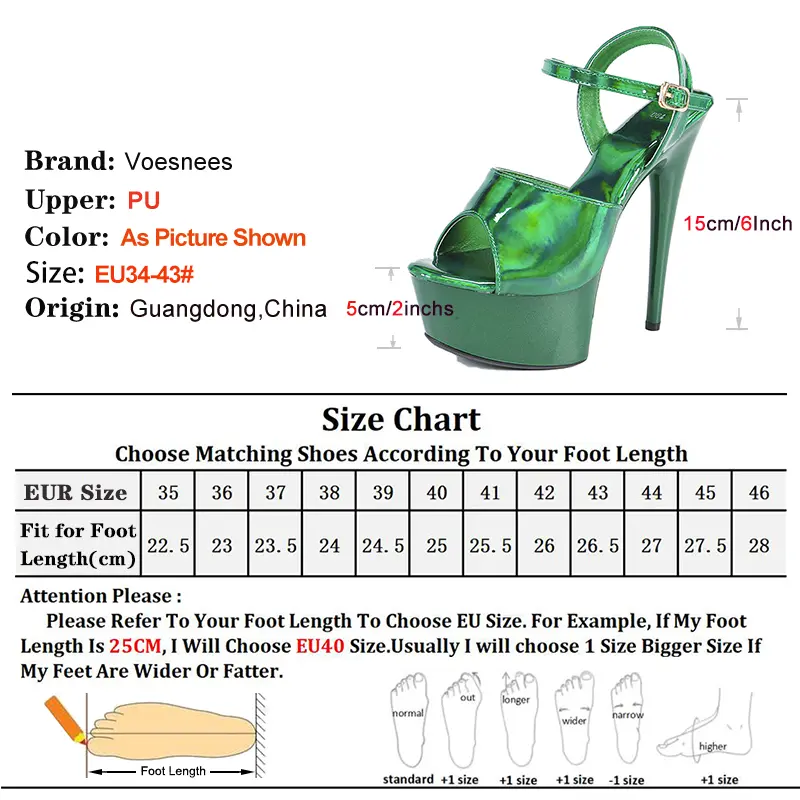 Summer Super High Heel 15CM Party Shoes 5CM Platform Holographic Sandals For Women Purple Buckle Strap Nightclub Stripper Heels
