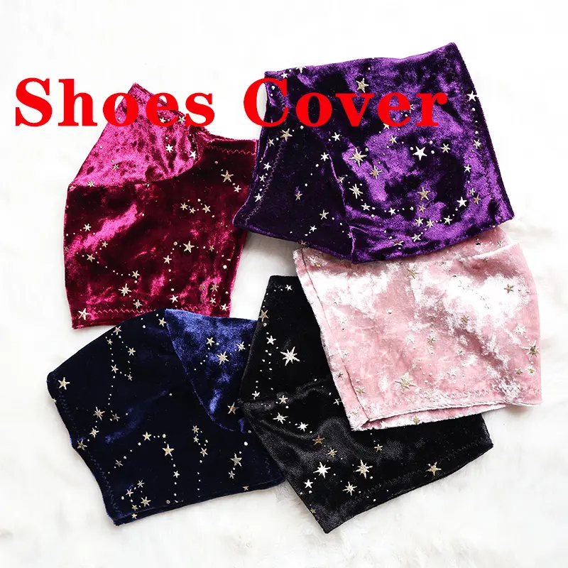 Black Star Training Shoes Protector For High Heels 20cm Platform 10cm Boots Cover Super High Heels Pole Dancing Boots Protection