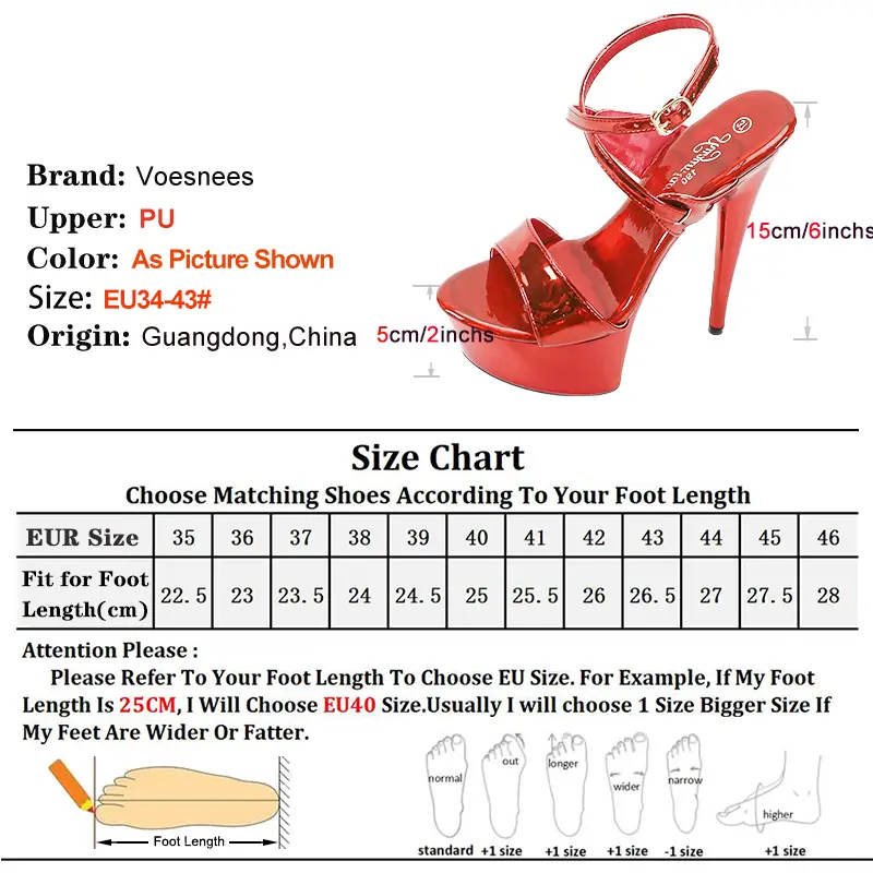 Fine Heeled Model Shoes For Women European And American Music Festivals laser Bright Nightclub Women Sandals 15CM High Heels