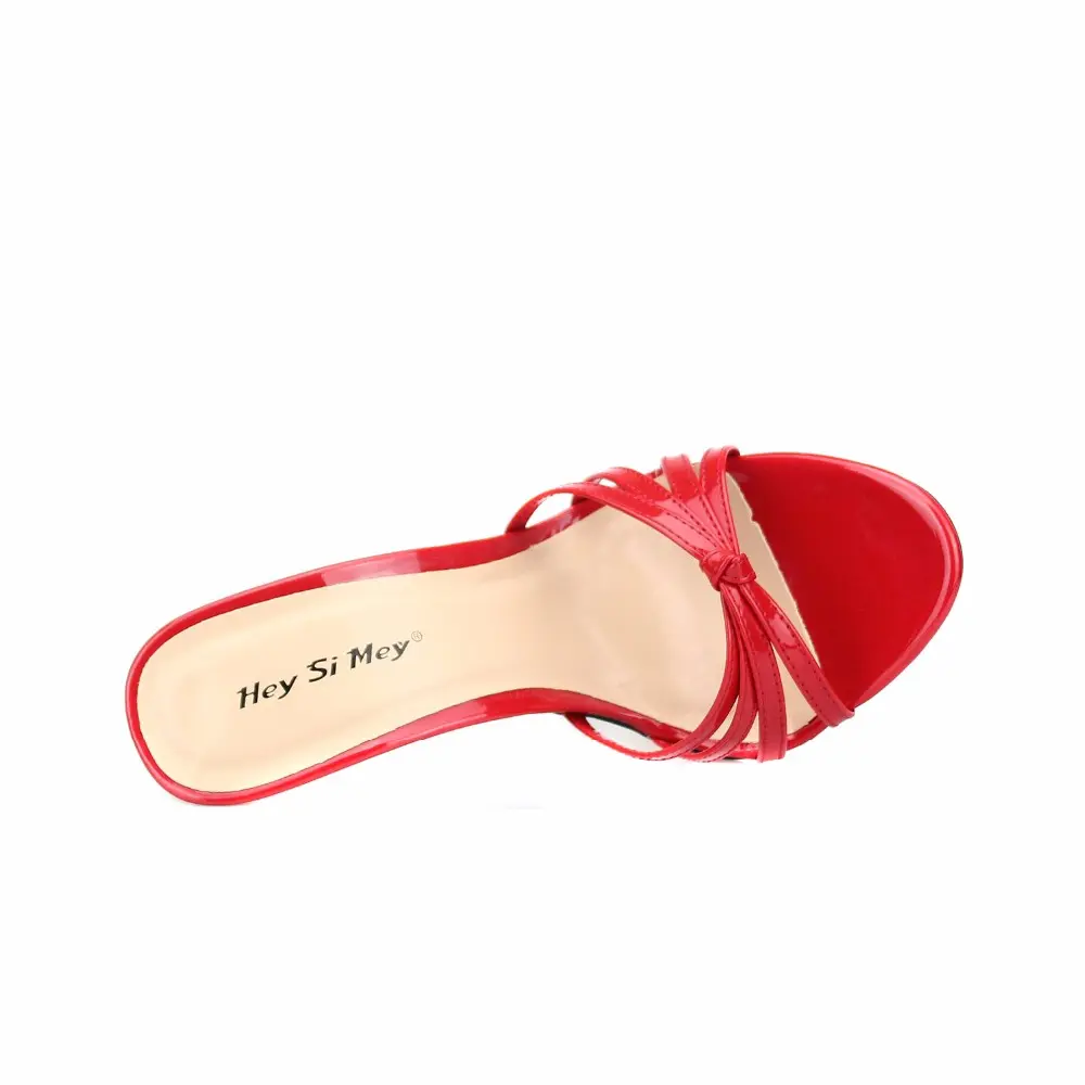 Slippers 2019 High heeled Sandals drag queen Size 40-50 Shoes High Quality Women shoes Super Light High-heeled 13cm High