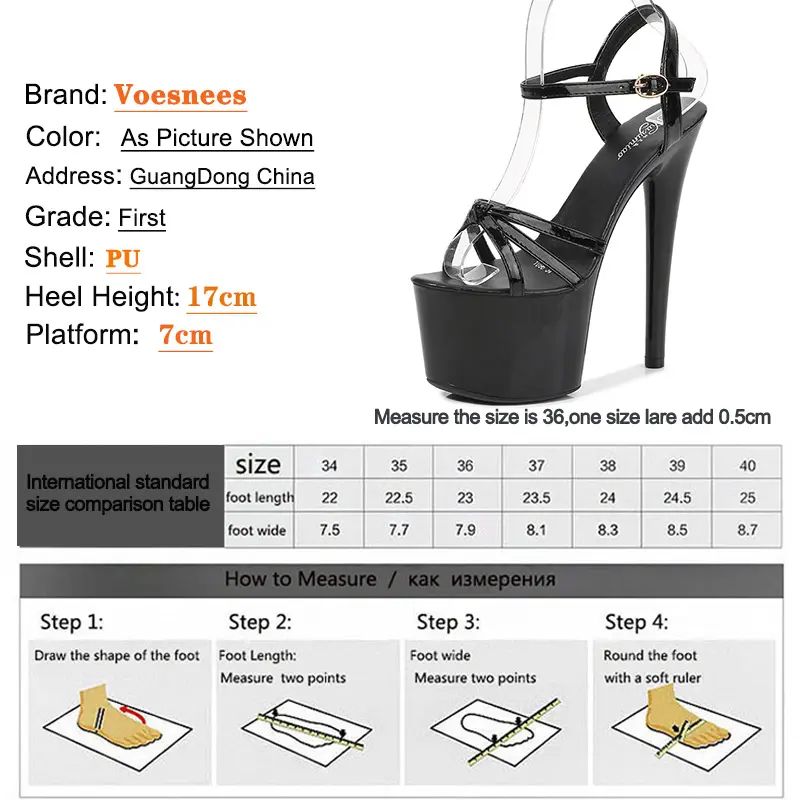 Platform Stripper Heels Shoes For women Open Toe Sandals Girls Shoe for Party Club Women Sexy Show Sandals High Heels Red Shoes