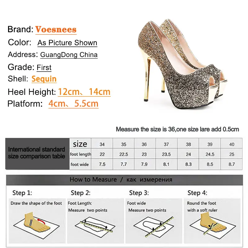 Fashion Sequin Fish Mouth High Heels With Gradient Color Trend Women's Shoes European And American Sexy Thin Heels Single Pumps