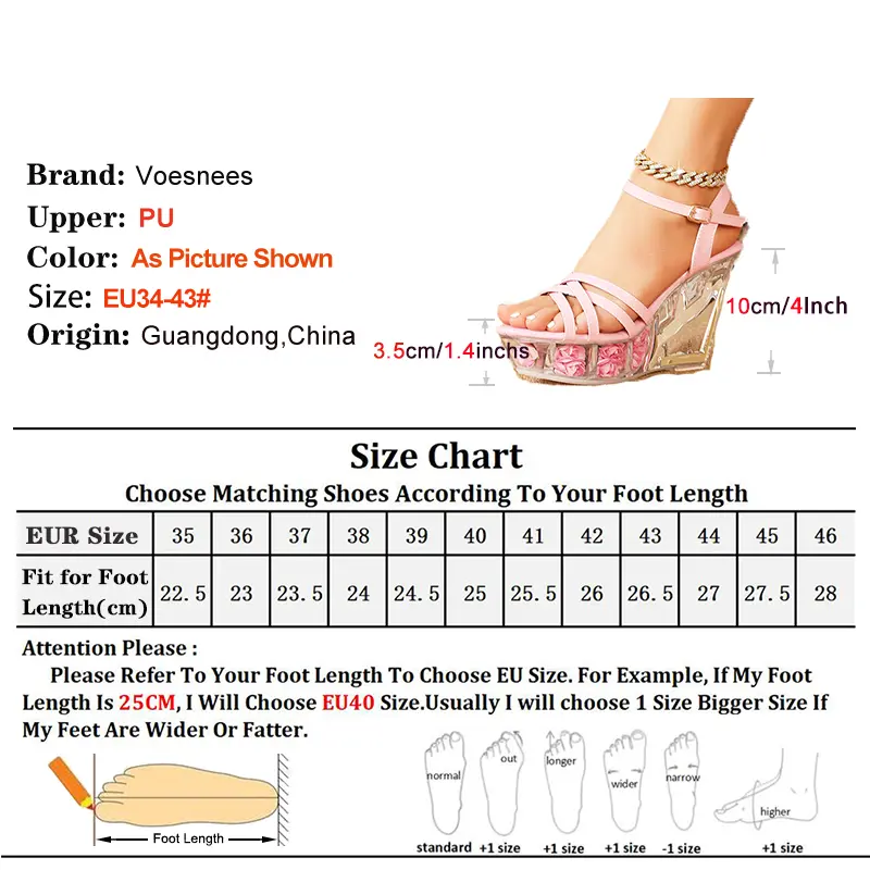 2024 New 10CM Wedges Sandals Summer Fashion Narrow band Party Women's Shoes Crystal Transparency Platform Nightclub High Heels