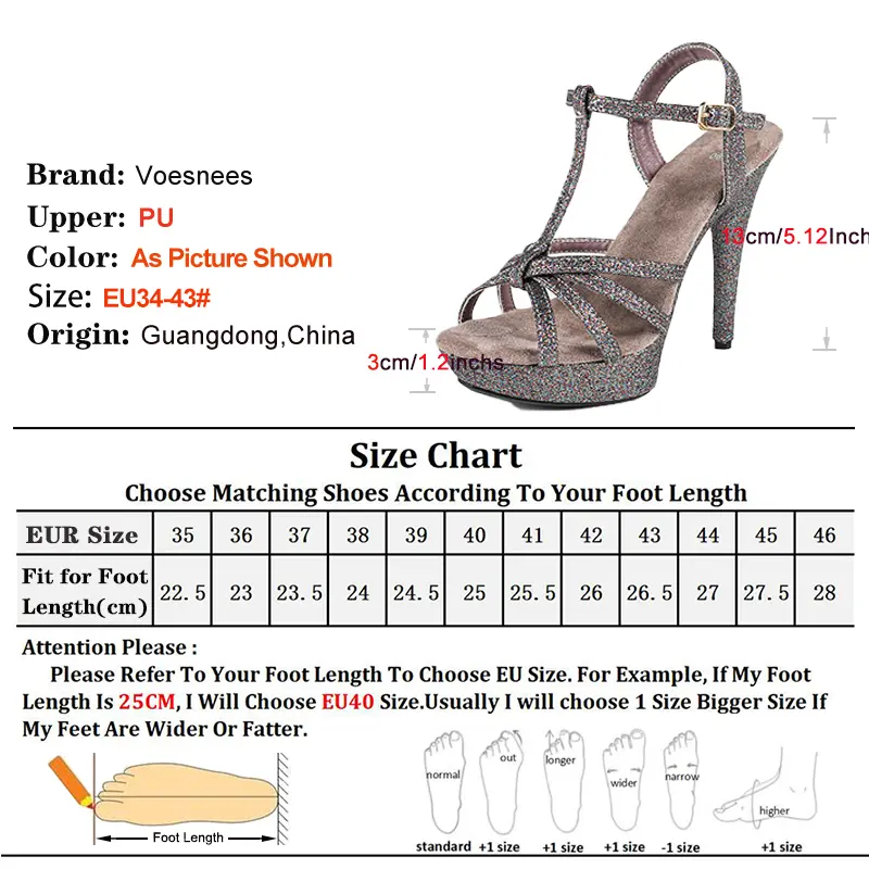 Red Narrowband Sandals Blingbling NightClub Stage Shoes Women Ankle Strap Summer Platform Model Catwalk Show Sequin High Heels