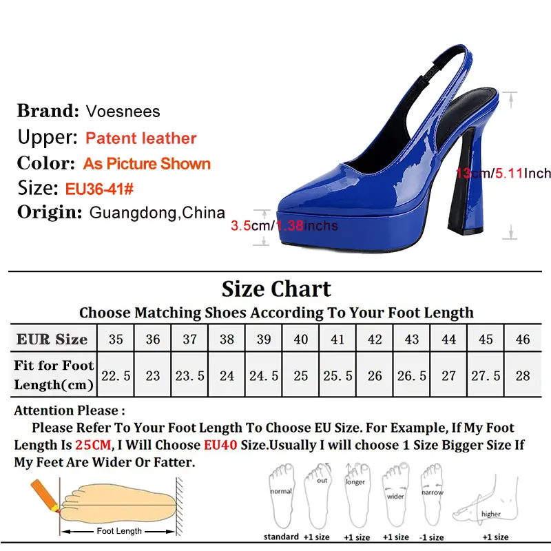 Brand New Slingback High Heels Female Platform Sexy Pointed Toe Shallow Mouth Single Shoes 2025 Spring Summer 13CM Women Pumps
