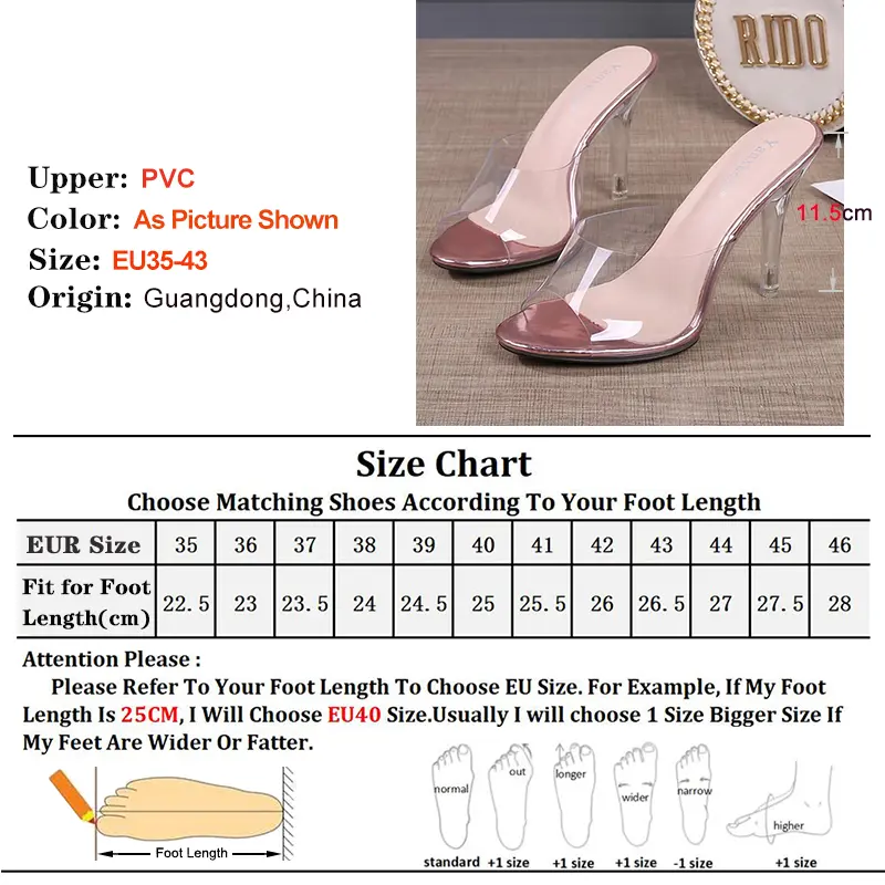 International Bodybuilding Model Bikini Competition Women Shoes Transparent High Heels Competition Shoes 11.5cm Heel Slippers