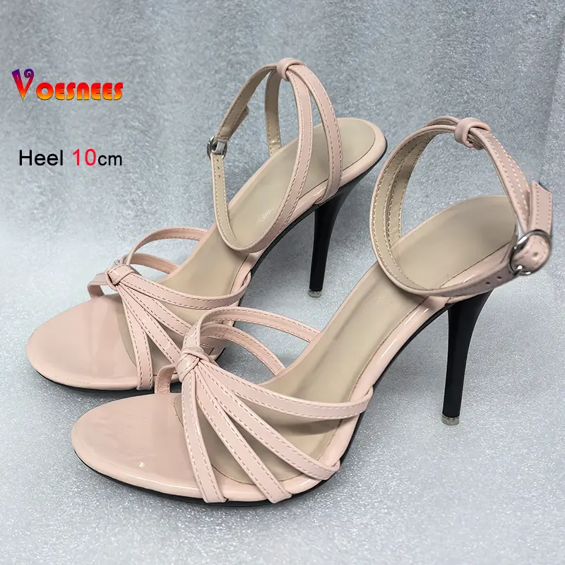 Women Shoes Sandals Slippers Fashion Women Mules sexy Female Shoes red High Heels 11cm Sandals Stilettos big size 42