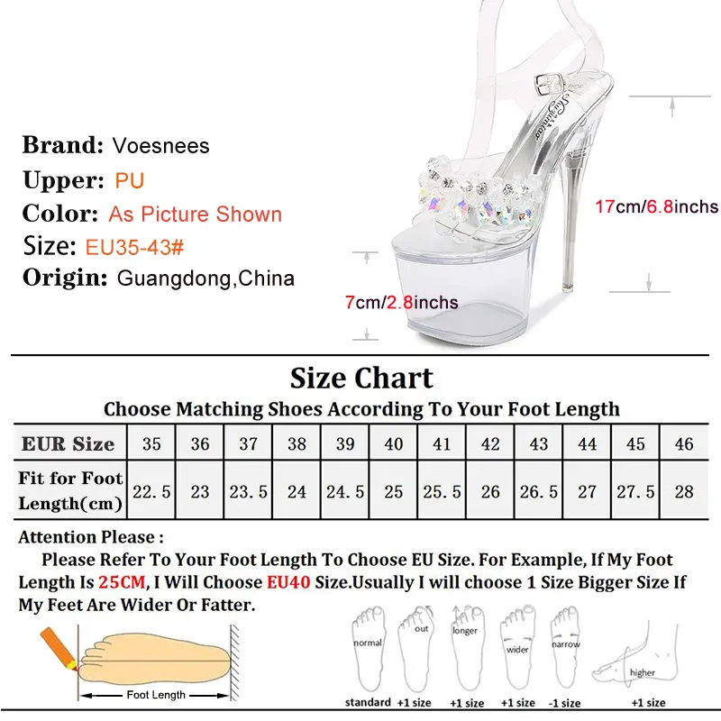 Women's Sandals 2024 Summer New Water Diamond Transparent Face  Waterproof Platform Heels Thick Sole Sexy Super High Party Shoes