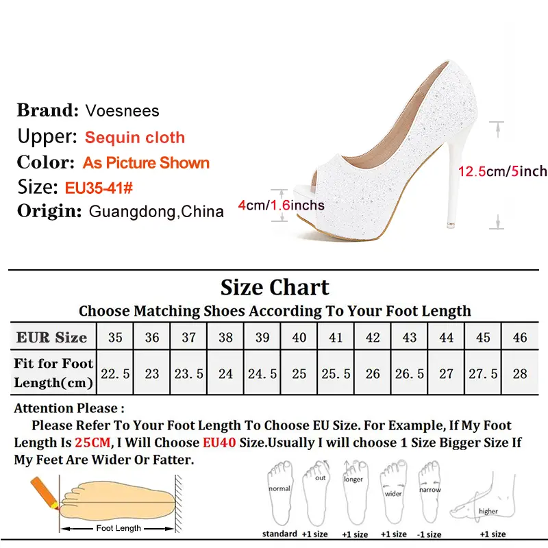 2024 Spring New Sexy Peep Toe Single Shoes Bling Sequin Cloth Party Dress High Heels 12.5CM Stiletto Thick Bottom Women Pumps