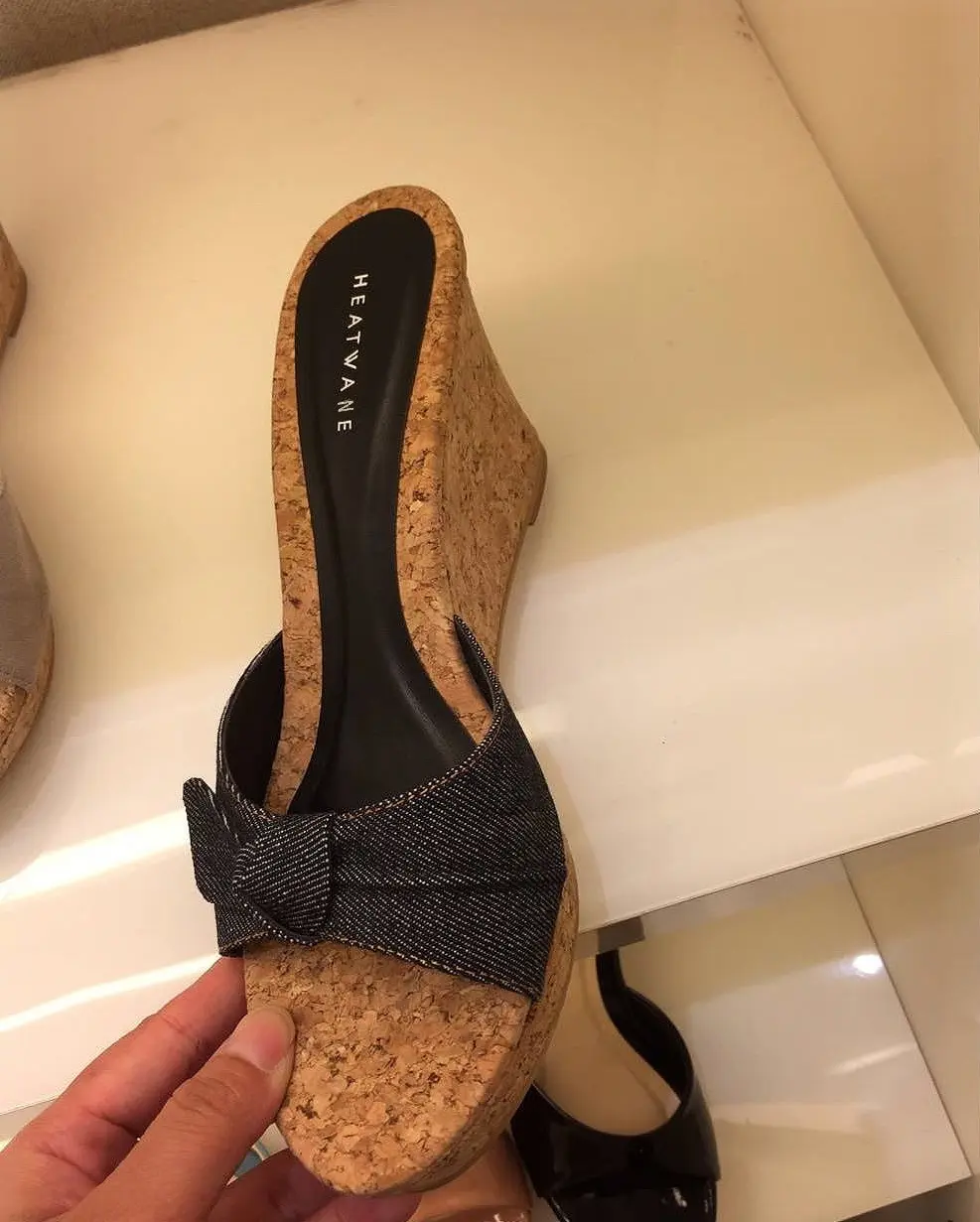 2019 Fashion Slippers Women Summer Shoes High Heel9.5cm Flock Platform Sandals Ladies Wedges Sandals Flip Flops Female Shoes