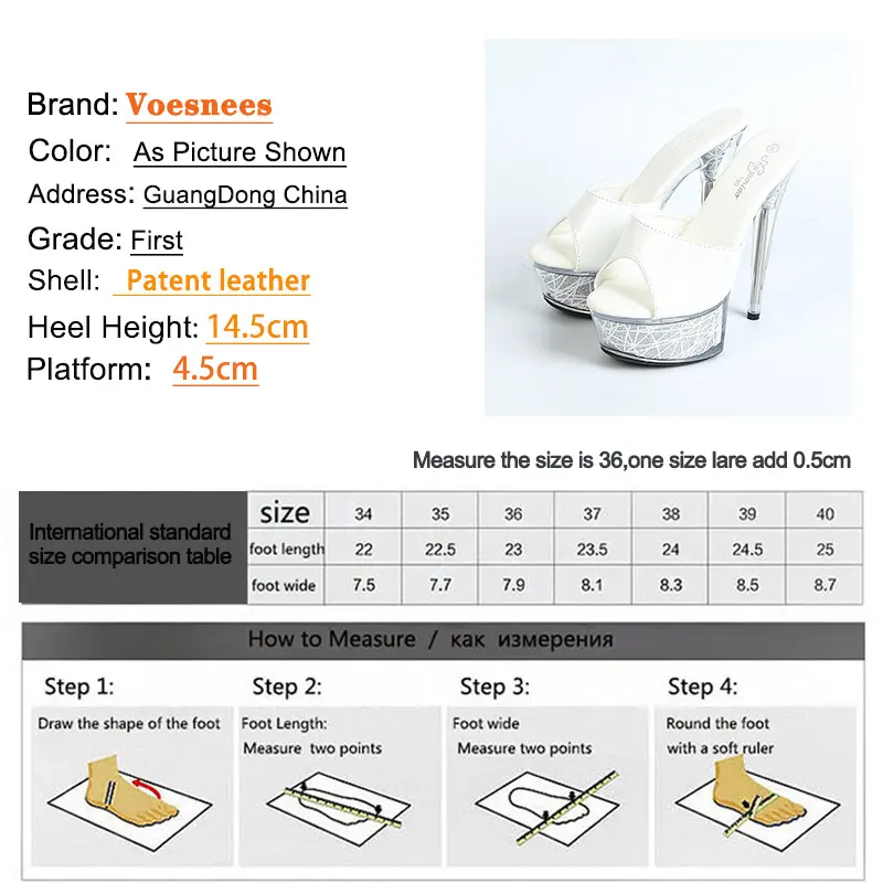 Fashion 2023 New High Heels Slippers Summer Outside Wear Sandals Transparent Platform Sexy Women Shoes 14.5CM Models Show Pumps