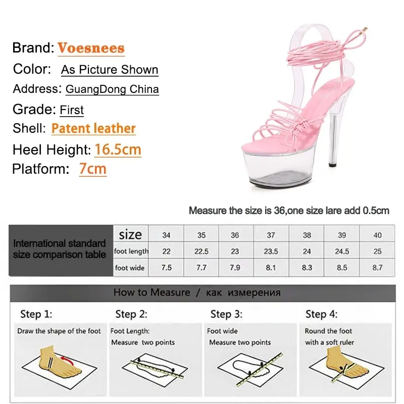 New Gladiator Strappy Sandals Transparent Platform Women High-heeled Pumps Summer Hollow Sexy Women's Shoes Botas Feminas Heels