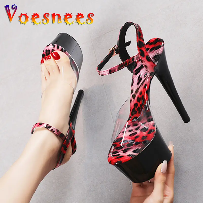 2022 Brand Women Sandals luxury Leopard Print Crystal Slingback High heels Summer Bride Shoes Comfortable Party Wedding Shoes