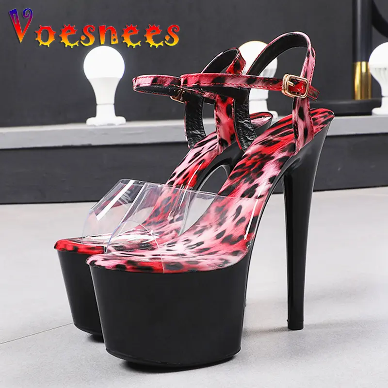 2022 Brand Women Sandals luxury Leopard Print Crystal Slingback High heels Summer Bride Shoes Comfortable Party Wedding Shoes