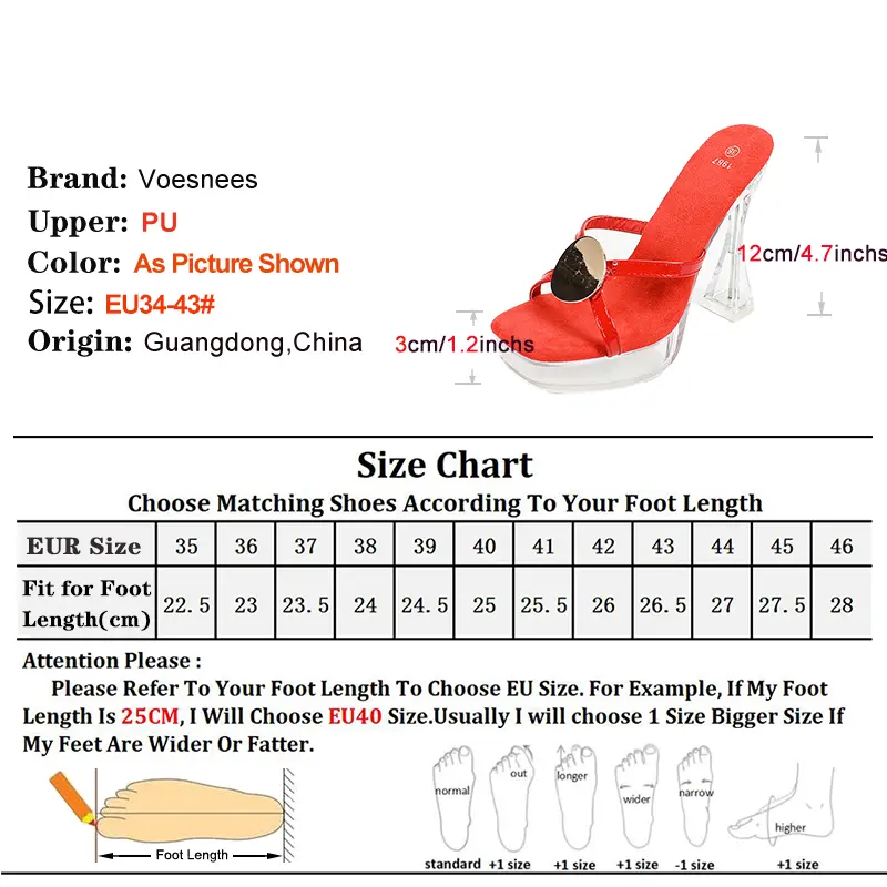 New Crystal Slippers Women Black High Heels Summer 2024 Narrowband Sandals 3CM Transparent Platform Shoes Female Slides Mujer