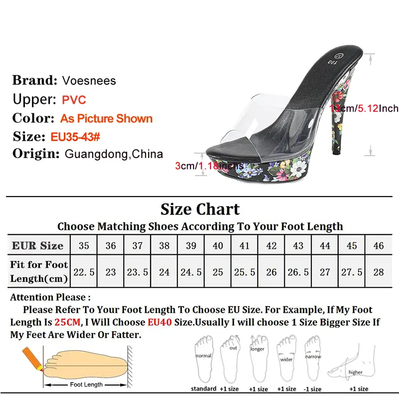 Designer New Fashion And Elegant Print Slippers Women 13CM 15CM 17CM Thin High Heel Transparent Sandals 2025 Summer Woman Shoes