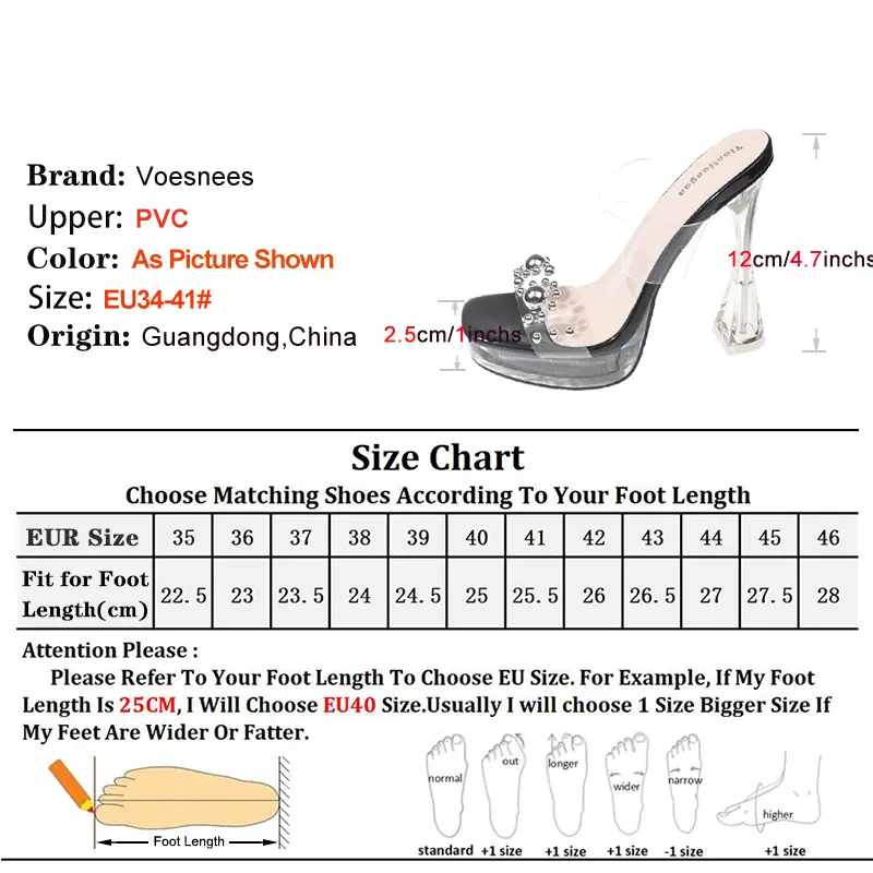 Women Square Toe Summer Sandals Designer 2025 New Fashion Pearl Party Shoes Transparent PVC Ladies Slippers  Clear High Heels