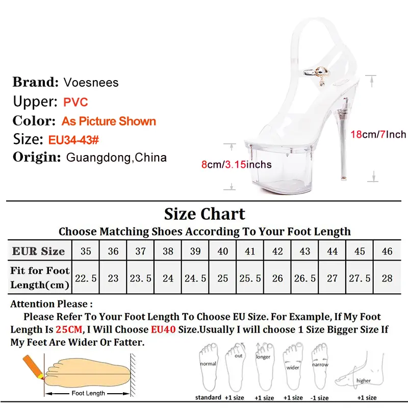 18CM Thin Heel Summer Transparent Shoes For Women Glowing Platform Model Catwalk Show LED Light-up Sandals Sexy Pole Dance Heels