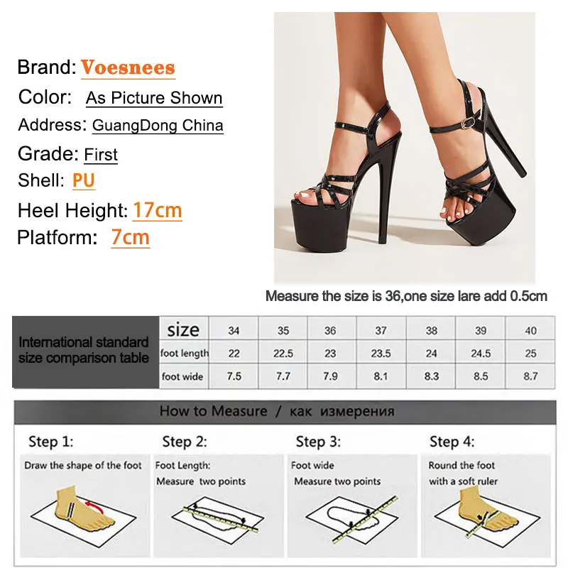 Fashion 17CM High Heels 2025 Summer New Narrow-Band Sandals Sexy Buckle Slim Heel Pole Dancing Women's Shoes Sandalias Mujer