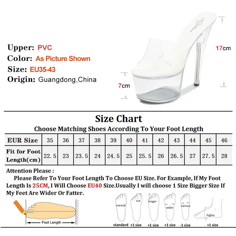 Wedding Party Shoes Crystal Women Shoes Super High Heels 17CM Fine-heeled Waterproof Platform Sandals Transparent Crystal Shoes