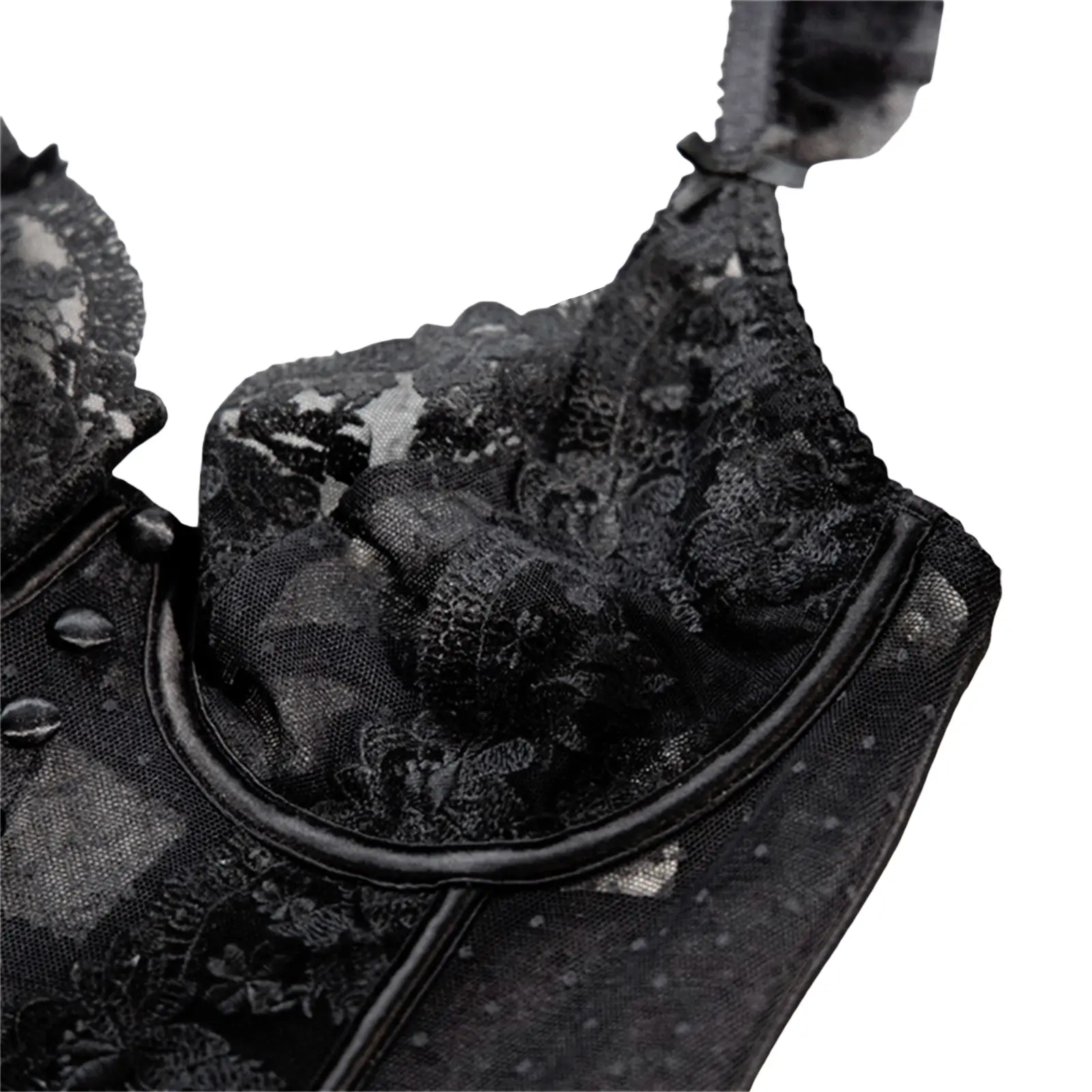 Women Lace Corset Sleeveless Ruffle Bustier Crop Tops See Through Sexy Vintage Tank Top Female Bralette Vest