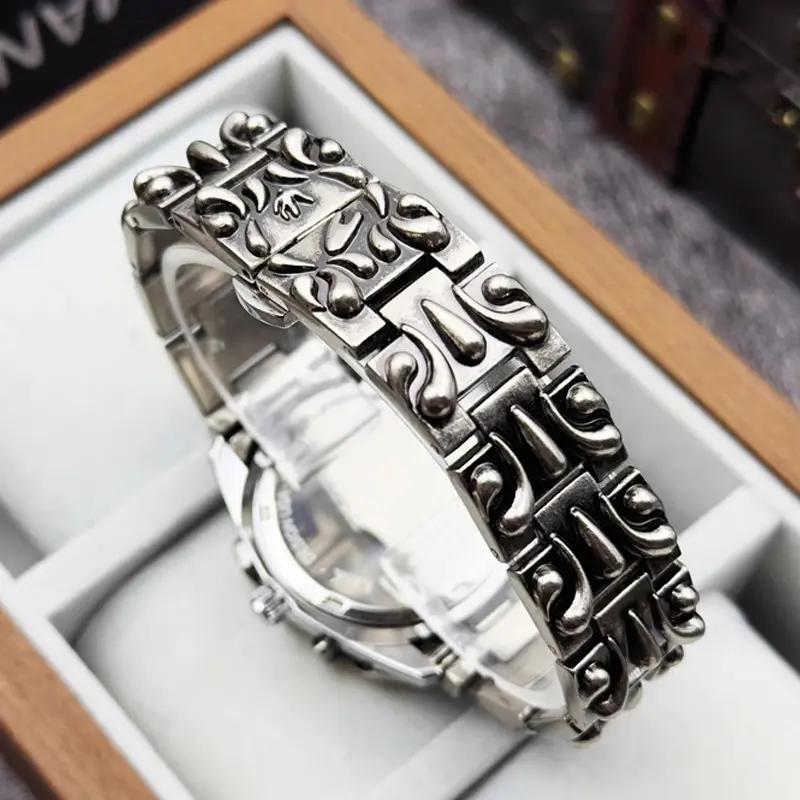 Y2K Claw Watches Men Black Unique Design Alabaster Stone Punk Gothic Unisex Women Men Wristwatches Dark Aesthetic Quartz Watcjes