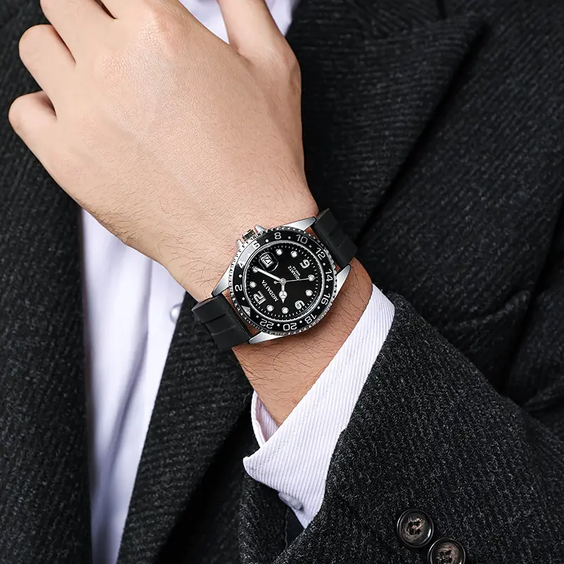 MODAIYA Classic Men's Watch Luxury Brand Quartz Watch Men's Silicone Strap Military Watch Relogio Masculino 2025
